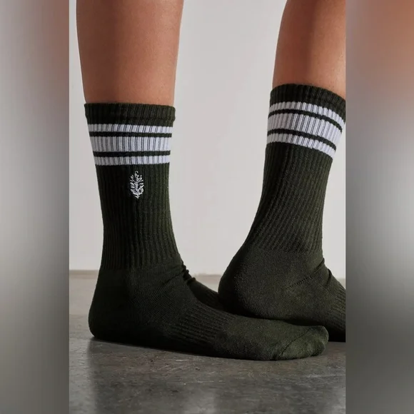 FP Movement by Free People Ribbed Crew Socks - Picture 1 of 4